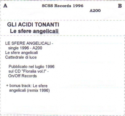 a200 gli acidi tonanti: le sfere angelicali ep 1996